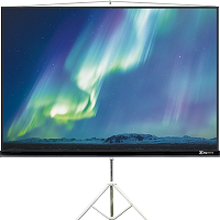 Klip Xtreme KPS-113 - Projection screen with tripod - 92"